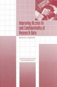 bokomslag Improving Access to and Confidentiality of Research Data