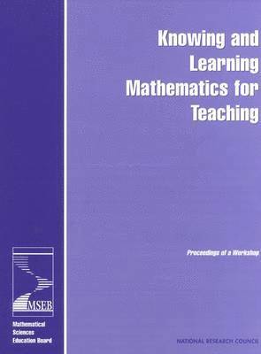 Knowing and Learning Mathematics for Teaching 1
