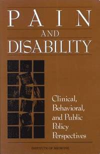 bokomslag Pain and Disability