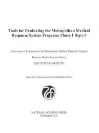 bokomslag Tools for Evaluating the Metropolitan Medical Response System Program