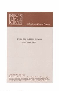 National Research Council, Division of Behavioral and Social Sciences and Education, Board on Human-Systems Integration, Committee on Human Factors - Methods for Designing Software to Fit Human Needs and Capabilities, Häftad