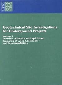 bokomslag Geotechnical Site Investigations for Underground Projects