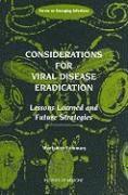 bokomslag Considerations for Viral Disease Eradication