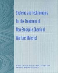 bokomslag Systems and Technologies for the Treatment of Non-Stockpile Chemical Warfare Materiel