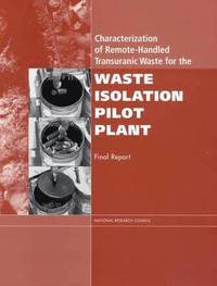 bokomslag Characterization of Remote-Handled Transuranic Waste for the Waste Isolation Pilot Plant