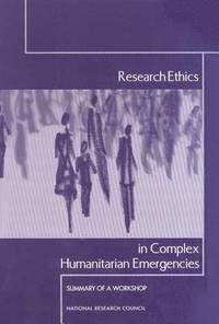 bokomslag Research Ethics in Complex Humanitarian Emergencies