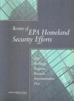 bokomslag Review of EPA Homeland Security Efforts