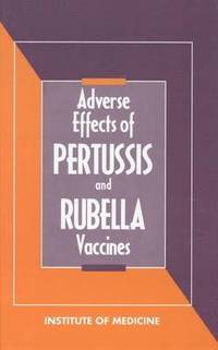 bokomslag Adverse Effects of Pertussis and Rubella Vaccines