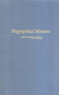 bokomslag Biographical Memoirs
