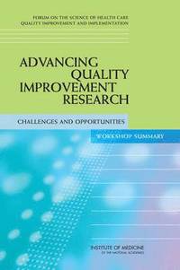 bokomslag Advancing Quality Improvement Research