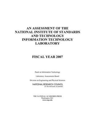 bokomslag Assessment of the National Institute of Standards and Technology Information Technology Laboratory