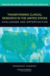 bokomslag Transforming Clinical Research in the United States
