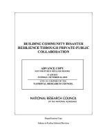 Building Community Disaster Resilience Through Private-Public Collaboration