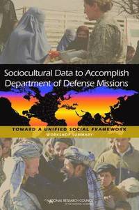 bokomslag Sociocultural Data to Accomplish Department of Defense Missions