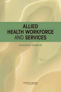 bokomslag Allied Health Workforce and Services