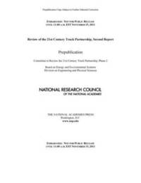 bokomslag Review of the 21st Century Truck Partnership, Second Report