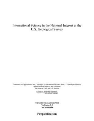 bokomslag International Science in the National Interest at the U.S. Geological Survey