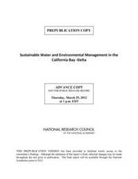 bokomslag Sustainable Water and Environmental Management in the California Bay-Delta