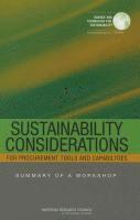 Sustainability Considerations for Procurement Tools and Capabilities 1