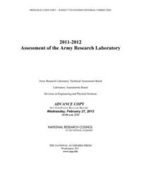 bokomslag 2011-2012 Assessment of the Army Research Laboratory