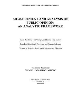 Measurement and Analysis of Public Opinion 1