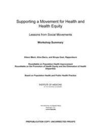 bokomslag Supporting a Movement for Health and Health Equity