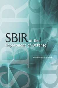 bokomslag SBIR at the Department of Defense