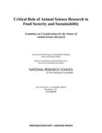 bokomslag Critical Role of Animal Science Research in Food Security and Sustainability