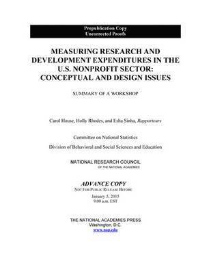 Measuring Research and Development Expenditures in the U.S. Nonprofit Sector 1