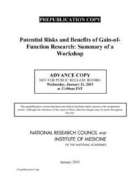bokomslag Potential Risks and Benefits of Gain-of-Function Research