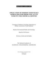 bokomslag Application of Modern Toxicology Approaches for Predicting Acute Toxicity for Chemical Defense