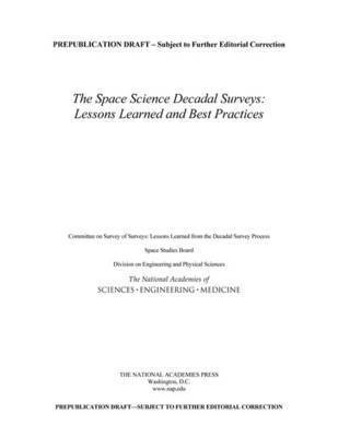 bokomslag Space Science Decadal Surveys