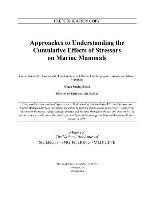 bokomslag Approaches to Understanding the Cumulative Effects of Stressors on Marine Mammals