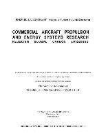 Commercial Aircraft Propulsion and Energy Systems Research 1