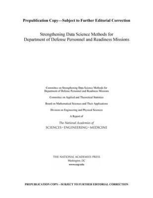 Strengthening Data Science Methods for Department of Defense Personnel and Readiness Missions