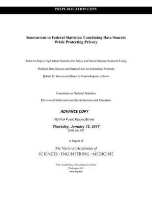 Innovations in Federal Statistics 1