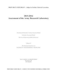 bokomslag 2015-2016 Assessment of the Army Research Laboratory