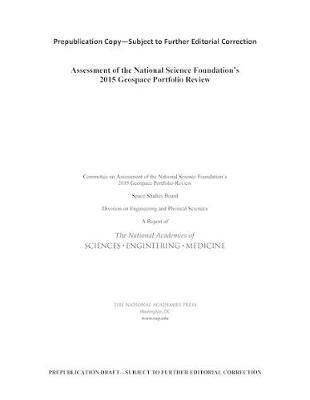 bokomslag Assessment of the National Science Foundation's 2015 Geospace Portfolio Review