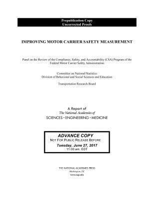 bokomslag Improving Motor Carrier Safety Measurement