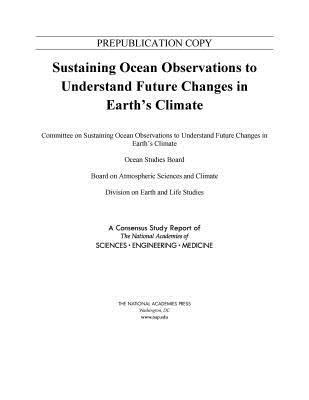 Sustaining Ocean Observations to Understand Future Changes in Earth's Climate