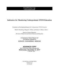bokomslag Indicators for Monitoring Undergraduate STEM Education