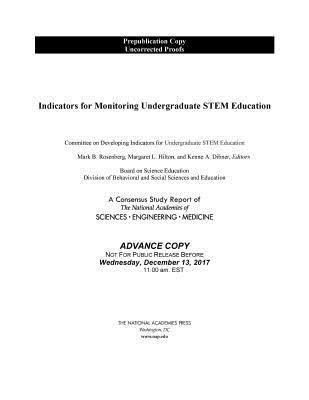 bokomslag Indicators for Monitoring Undergraduate STEM Education