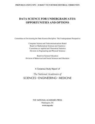 Data Science for Undergraduates