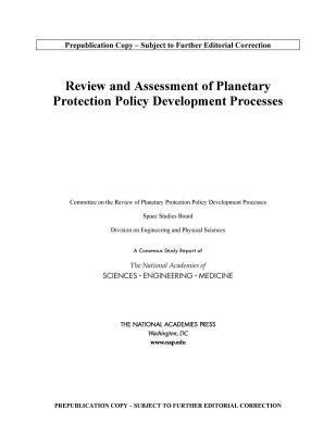 bokomslag Review and Assessment of Planetary Protection Policy Development Processes