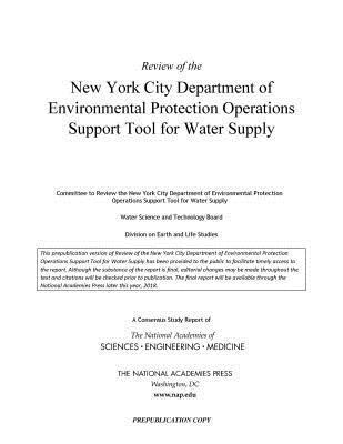 bokomslag Review of the New York City Department of Environmental Protection Operations Support Tool for Water Supply