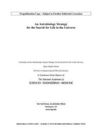 bokomslag Astrobiology Strategy for the Search for Life in the Universe