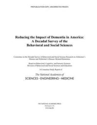 bokomslag Reducing the Impact of Dementia in America