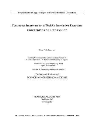 bokomslag Continuous Improvement of NASA's Innovation Ecosystem