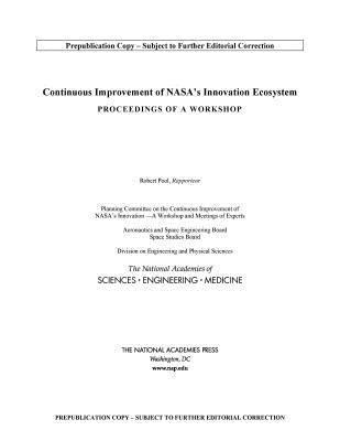 Continuous Improvement of NASA's Innovation Ecosystem 1
