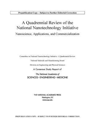 bokomslag Quadrennial Review of the National Nanotechnology Initiative